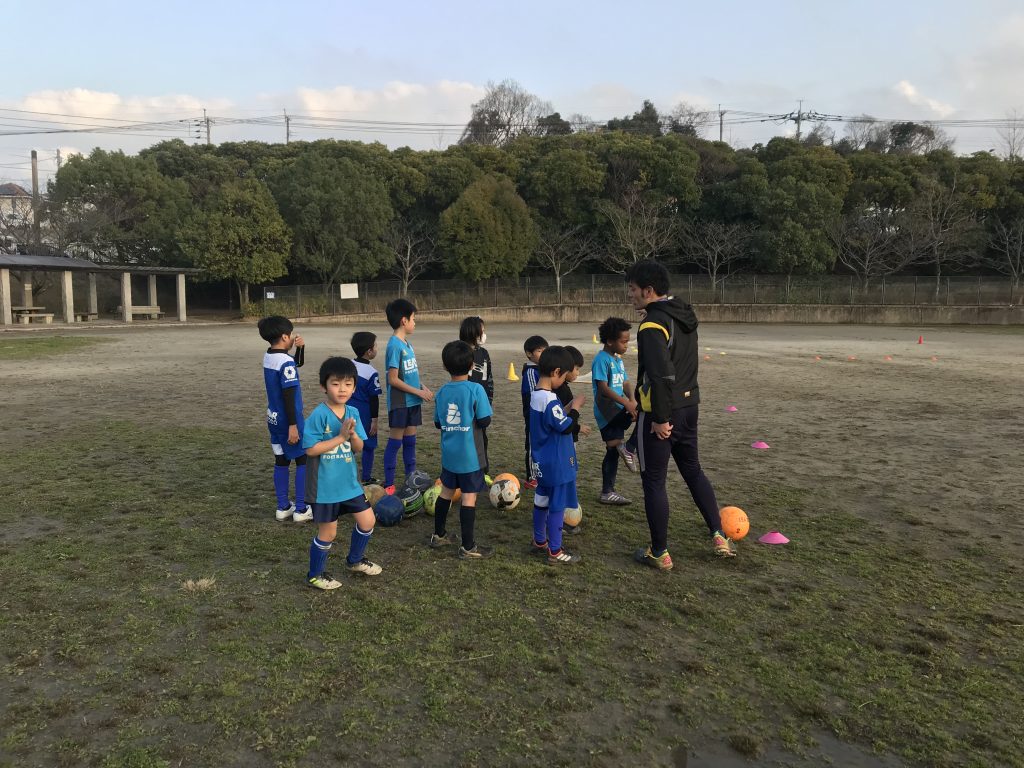 シュートをたくさん打とう 桧原スクール レアッシ福岡フットボールクラブ