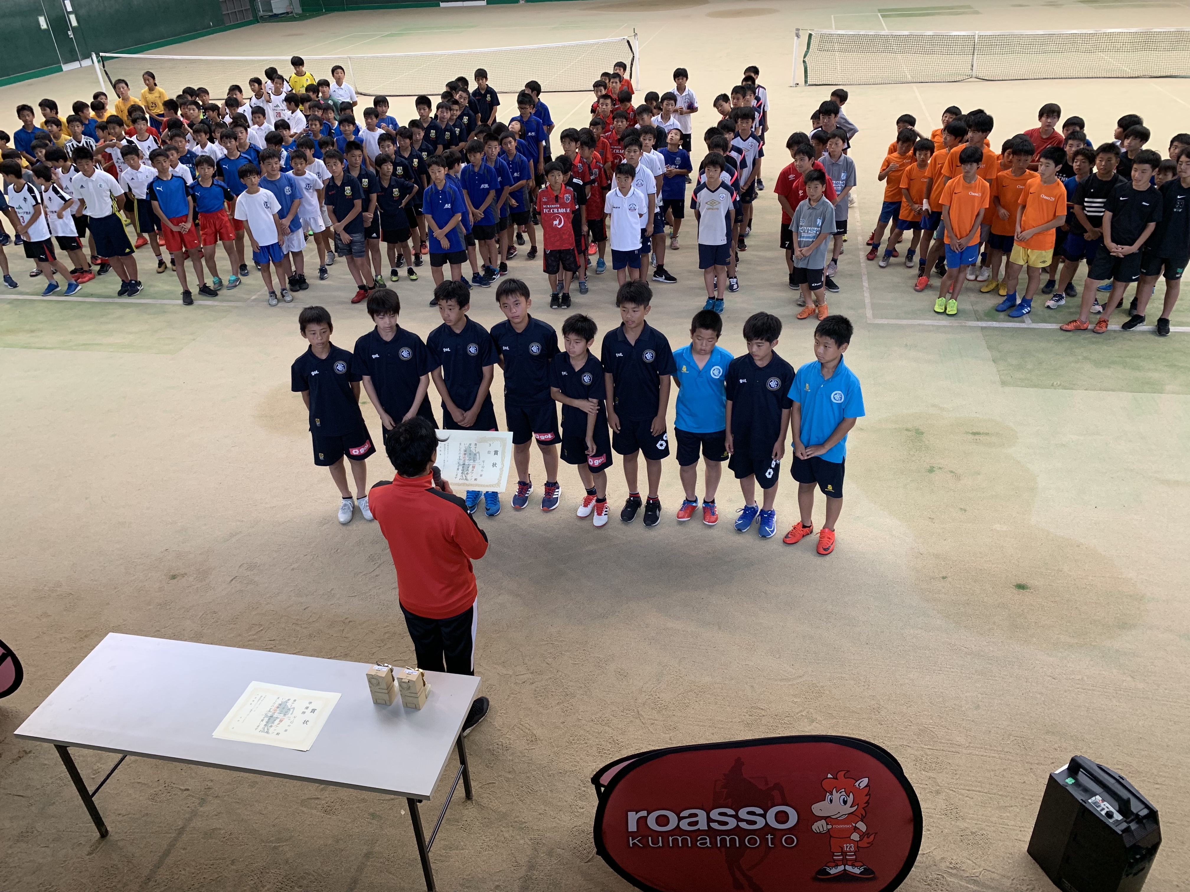 ３位 第1回ロアッソ熊本サマーカップ U 12 In高森 レアッシ福岡fc