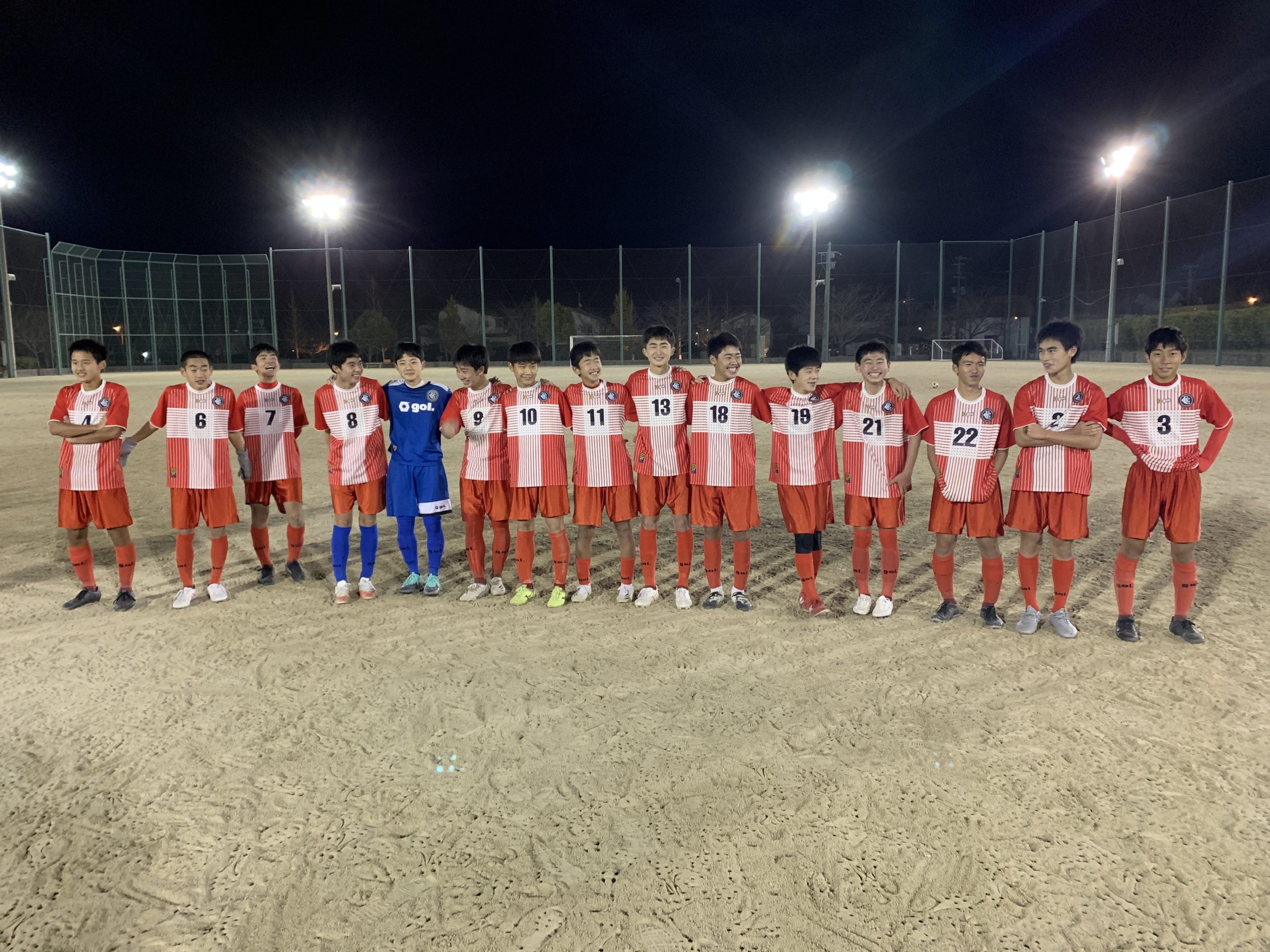 ジュニアユース 紅白戦 U15 U13 レアッシに引退はありませんが１回締めます レアッシ福岡fc