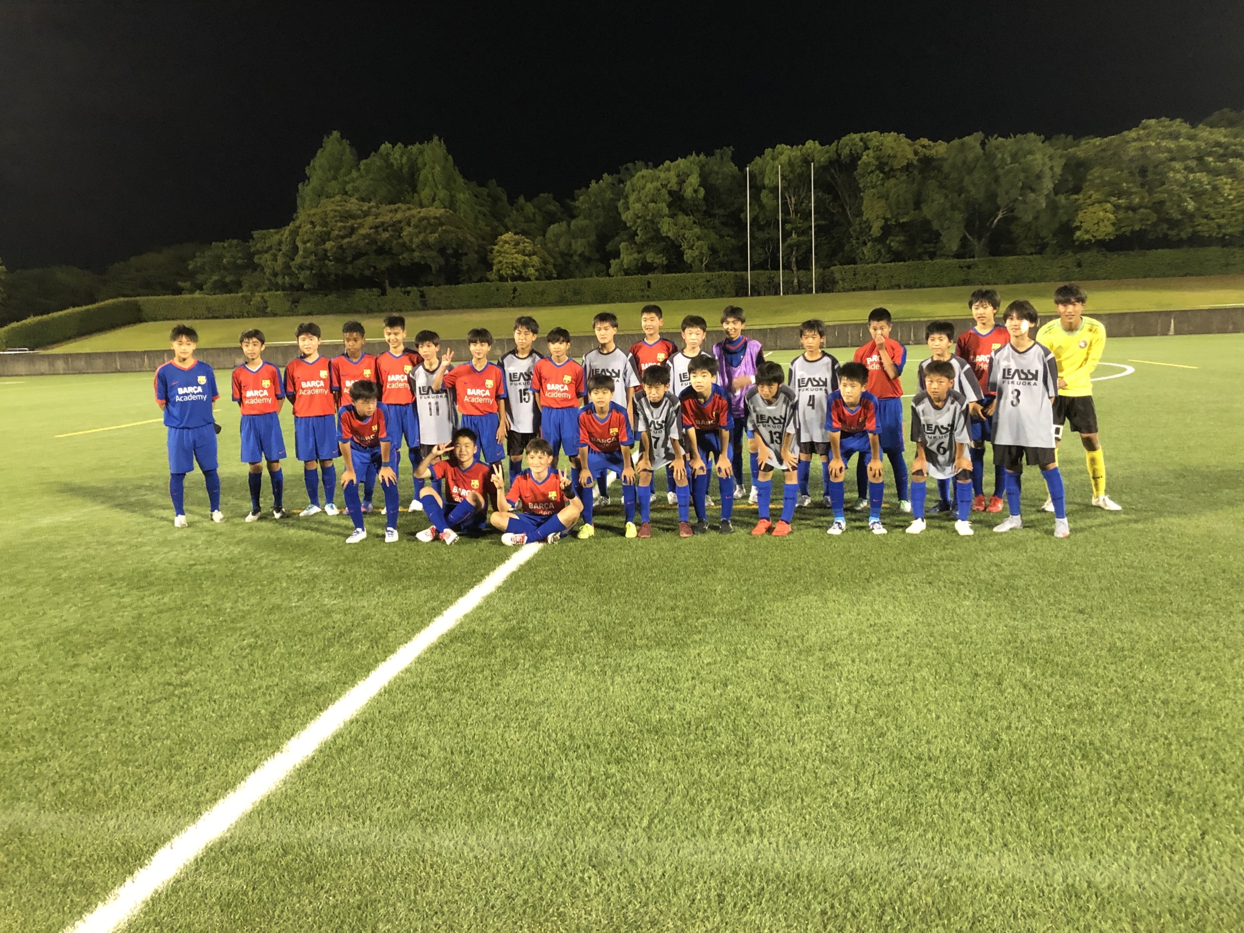 U 13trm Vsバルサスクール 試合結果 レアッシ福岡fc